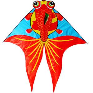 2021新款2021新款风筝金龙鱼风筝百特品牌儿童风筝成人蝶尾红金鱼