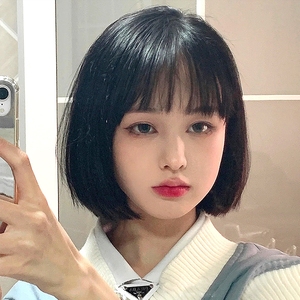 假发女短发圆脸bobo韩国波波头修脸蓬松自然齐肩发型女日常夏季款