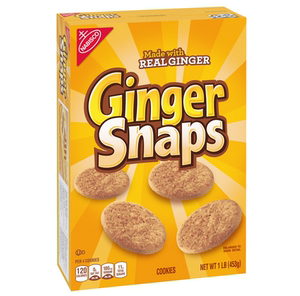 美国代购 ginger snaps 纳贝斯克姜味曲奇饼干 453g