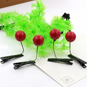 小草发夹小草发卡小草头饰小发卡头上长草直播搞怪头饰花草发饰