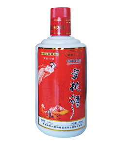 新疆雪桃酒酱香型国产白酒53度500毫升整箱6瓶礼盒装一件起发