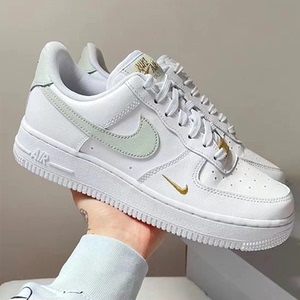 nike耐克女鞋af1空军一号白黄运动鞋迷你钩休闲男板鞋cz0270-106