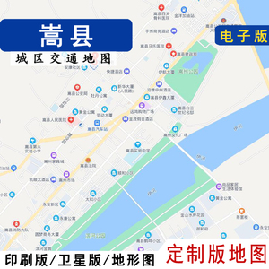嵩县高清行政图图片