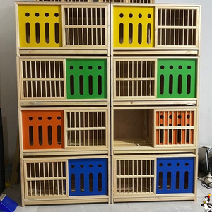 鸽子用品用具大全信鸽巢箱配对笼赛鸽实木鸽具木制笼子养k殖鸽子