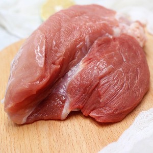 黑猪土猪后腿肉块300g新鲜冷冻后臀尖炒菜纯精肉瘦肉生鲜