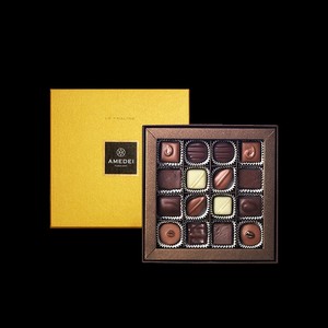 意大利进口amedei praline 16颗夹心巧克力精美礼盒情人节送礼