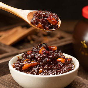 力鸣酱豆子农家自制450g香辣下饭酱西瓜酱豆夹馍酱河南秘制豆酱