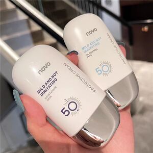 novo防晒霜spf50面部防紫外线清爽隔离遮瑕三合一防护乳学生平价