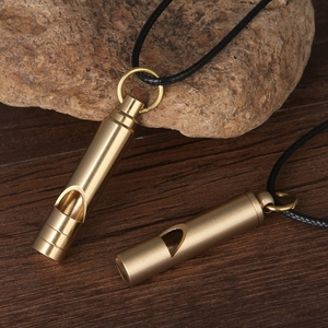 口哨体育老师幼儿园超大声音大生篮足球裁判专用黄铜户外救判哨子