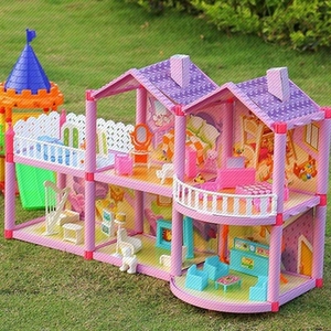 儿童过家家城堡玩具女孩公主屋房子别墅6岁以上5女童生日礼物3.