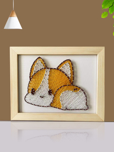 动物diy解闷手工钉子绕线画手工艺品自己做毛线画材料包创意礼物