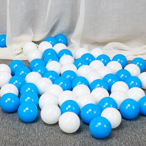 特厚8CM球宝宝游乐场彩色塑料玩具球无味海洋球池7CM球厂家直销