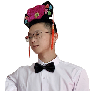 结婚婚礼格格帽发箍头套整蛊新郎伴郎团拦门接亲表演节目游戏道具