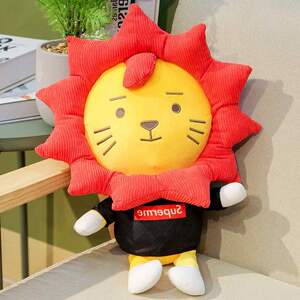 淘宝王源儿子向日葵狮子莱阳公仔穿衣服roy6毛绒玩具狮子玩偶生日礼