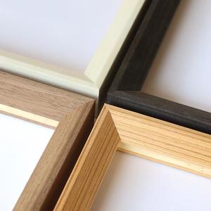 数字油画墙画框kt板海报框外框装裱简约复古实相木挂20200701定制