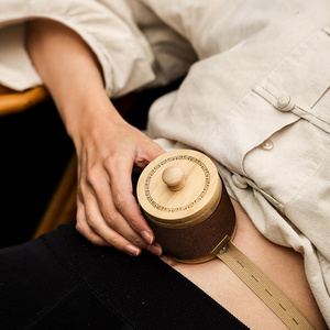 艾灸盒随身灸家用艾灸筒罐儿童全身通用无烟熏蒸仪木制官方旗舰店