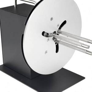 丰益捷r9自动标签回卷器不干胶铜版纸双向复卷机服装吊牌卷标机洗