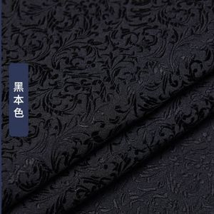 杭州丝绸锦缎素色花布料马甲棉衣唐装藏族服饰少数民族布料小麦花