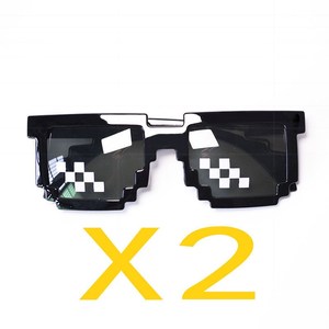 创意眼镜马赛克墨镜抖音神器男生女生送闺蜜朋友生日恶搞小礼物