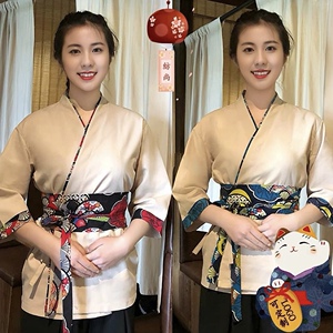 定制日料店服装日式工作服寿司店服务员厨师服居酒屋工装日式制服