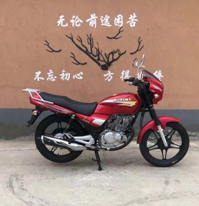豪爵铃木钻豹125摩托车整车