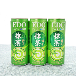 edo抹茶奶茶edo抹茶饮料浓郁日式果味奶茶夏日饮品香港品牌整箱