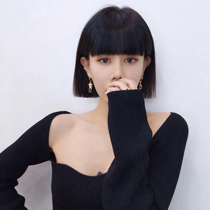 短发假发女减龄lisa同款漫画刘海波波头日常短直发自然无痕假发套