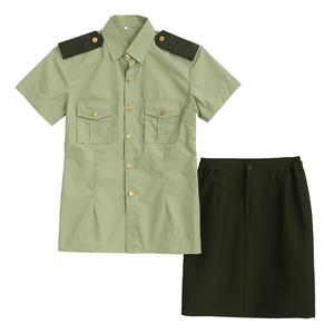 夏季短袖军装礼服国旗班升旗手服装合唱军鼓乐队演出服仪仗队男女