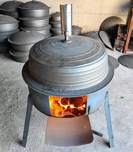 农村柴火炉灶烧木拆无烟户外移动炉子地锅灶烧煤炉室内大锅台家用