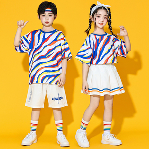 六一儿童演出服中小学生运动会表演服啦啦队服装幼儿园合唱服园服