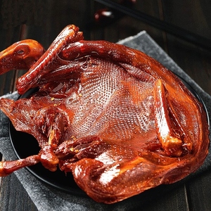洪湖酱板鸭香辣手撕鸭肉即食整只零食湖北正宗特产非湖南常德300g