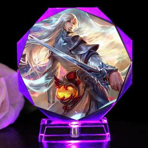 王者荣耀李白凤求凰发光手办摆件创意定制生日礼物毕业送同学朋友