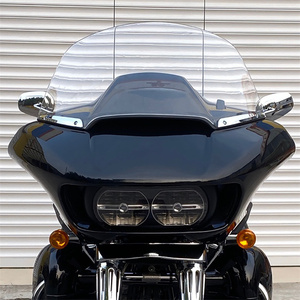 适用2015-2024哈雷双灯滑翔 前挡风玻璃挡风罩 公路前风挡摩托车