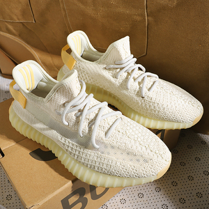 正版椰子鞋350男鞋官网正品满天星莆田过毒夏季透气运动鞋纯白女