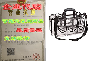 Kemier Clear Travel Makeup Bag with 6 External Pockets，Co
