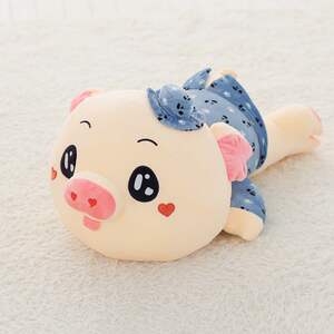 毛绒麦兜情侣猪