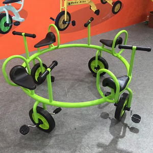 户外儿童幼儿玩具车 幼儿园室外转转车童车四人六人旋转脚踏车