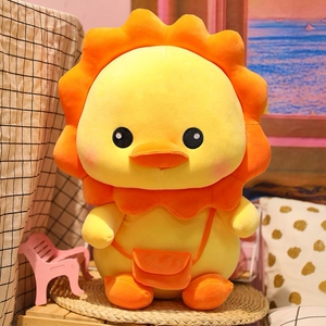 鸭鸭玩偶鸭子公仔小黄鸭毛绒玩具可爱儿童睡觉抱睡娃娃抱枕生日礼