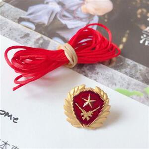 领花军恋编军绳手链kd属y红绳手链金i男女情侣军旅特色领花织嫂j