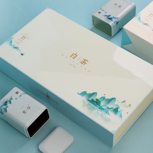 新款白茶包装盒5罐250g半斤装高档安吉资溪靖安特产通用礼盒空盒