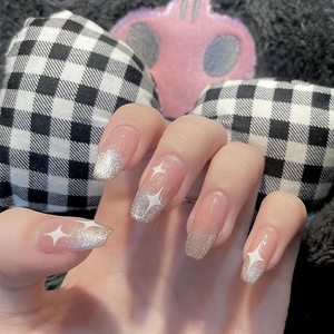 89zkoee旗舰店天猫网红美甲水晶碎钻粉钻饰超闪晶钻毛呢粉2021新款