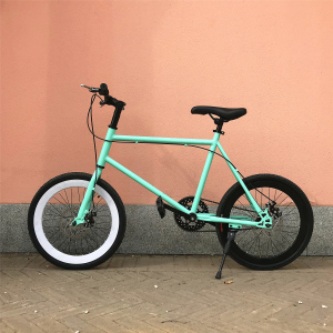 崔克死飞自行车迷你20寸小型公路倒刹男女学生款式双碟刹彩色通勤