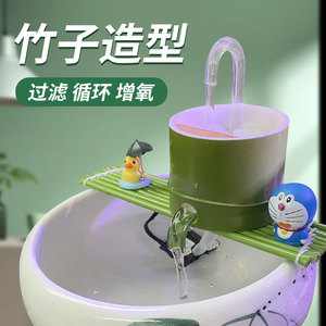 养乌龟专用龟缸过滤器低水位盒箱底滤净水器水质净化系统小型吸粪