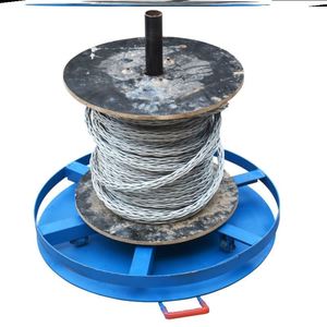 槽钢电缆电线光缆纤网线工地施工钢绞线钢丝绳放线盘架子放线器