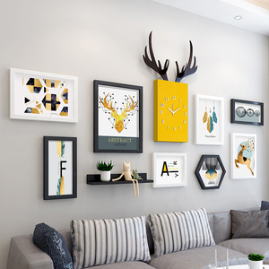 照片墙装饰创意个性餐厅