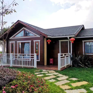 户外木屋别墅民宿定制防腐木乡村移动小房子庭院简易实木组装