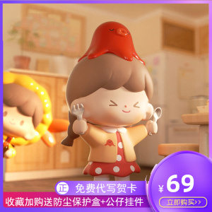 正品 卓大王便当盲盒阿卓可爱女2022年网红新款潮流公仔手办摆件
