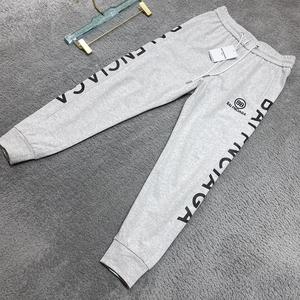 咔莱巴黎世家b家21春秋新款男士两侧字母烫印休闲裤束脚运动卫裤