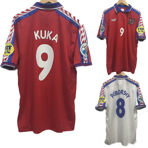 96捷克复古球衣1996年欧洲杯主客经典款内德维德弗里德克拉足球服