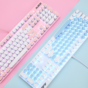 官方旗舰店正品黑爵ak40s蒸汽朋克游戏有线机械键盘黑轴青轴茶轴